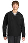 Sport-Tek ®  Tipped V-Neck Raglan Wind Shirt. JST62