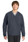 Sport-Tek ®  Tipped V-Neck Raglan Wind Shirt. JST62