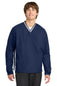 Sport-Tek ®  Tipped V-Neck Raglan Wind Shirt. JST62