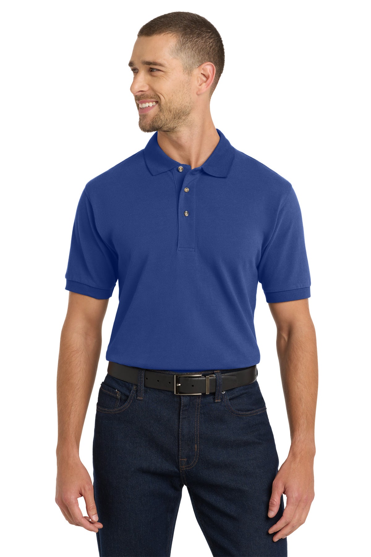 Port Authority ®  Heavyweight Cotton Pique Polo.  K420