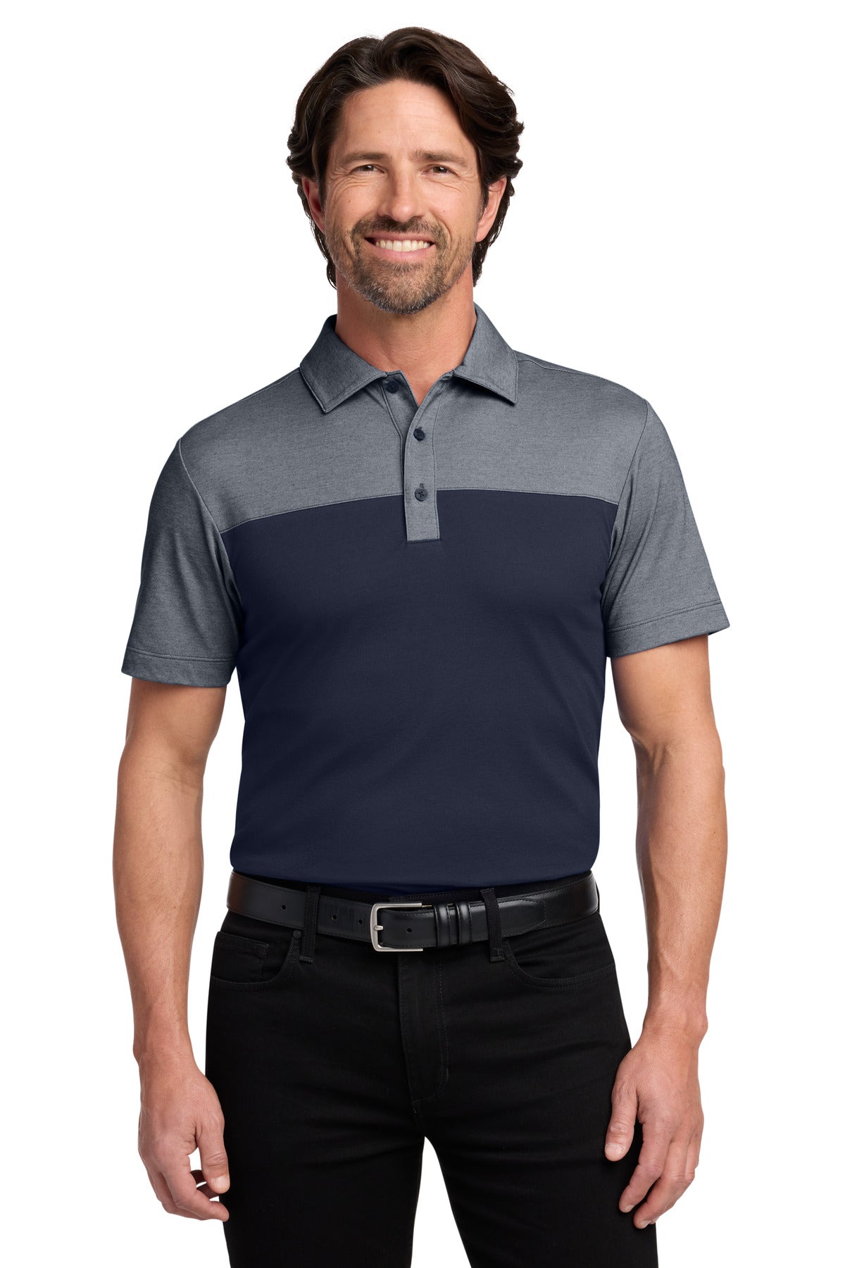 Port Authority ®  Fine Pique Blend Blocked Polo K831