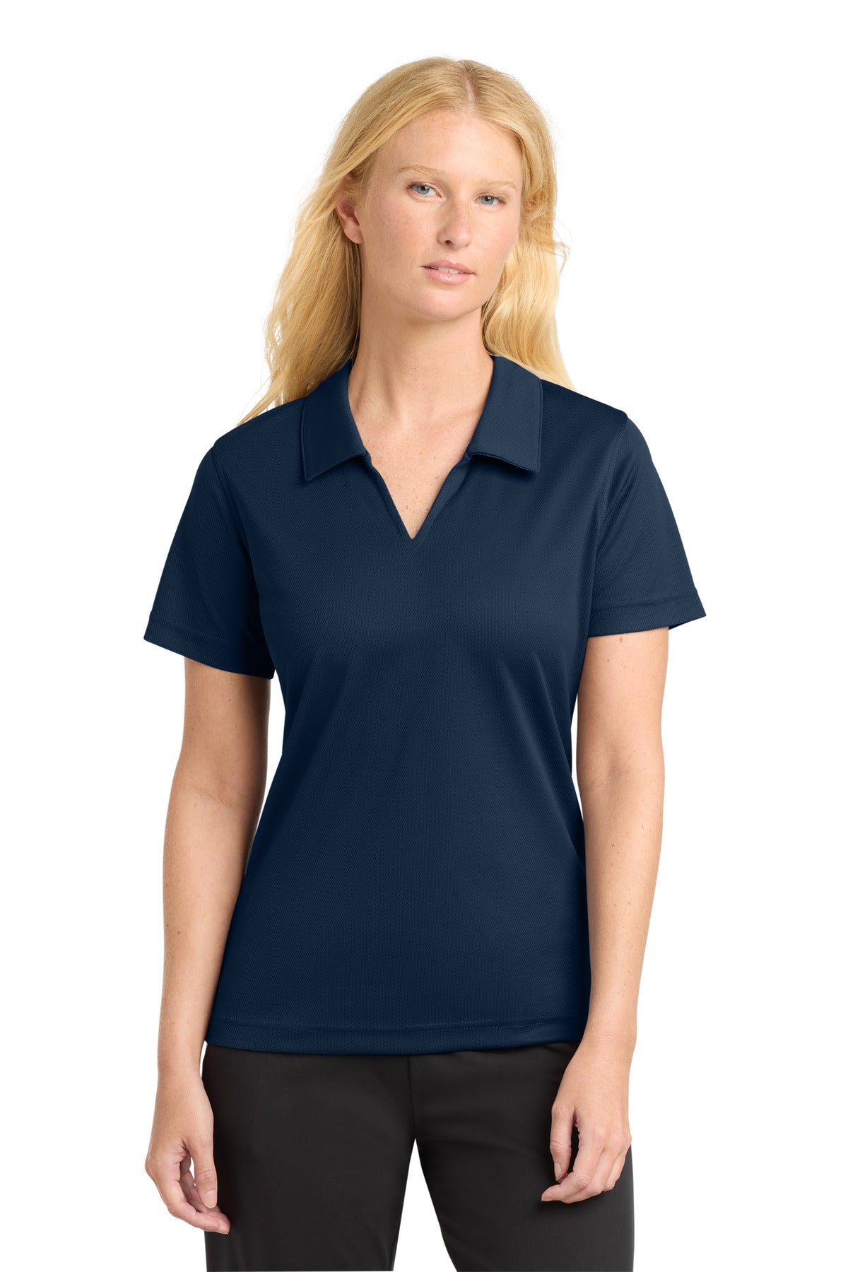 Sport-Tek ®  Women's Dri-Mesh ®  V-Neck Polo.  L469
