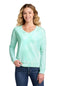 Port & Co ™  Women's Beach Wash ®  Cloud Tie-Dye V-Neck Sweatshirt LPC140V