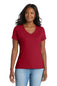 Port & Co ®  Women's Performance Blend V-Neck Tee. LPC381V