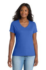 Port & Co ®  Women's Performance Blend V-Neck Tee. LPC381V