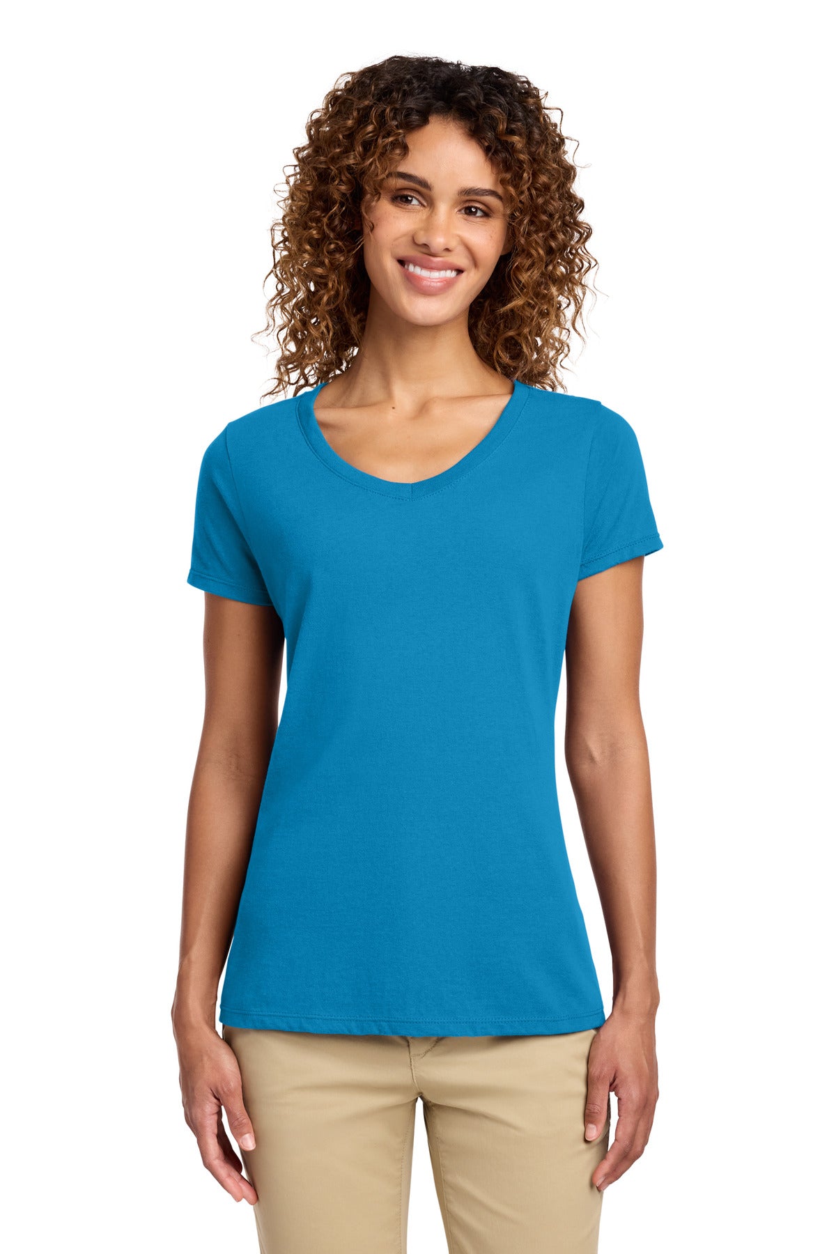 Port & Co ®  Women's Fan Favorite V-Neck Tee. LPC450V