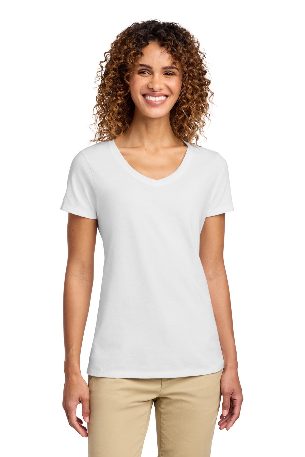 Port & Co ®  Women's Fan Favorite V-Neck Tee. LPC450V