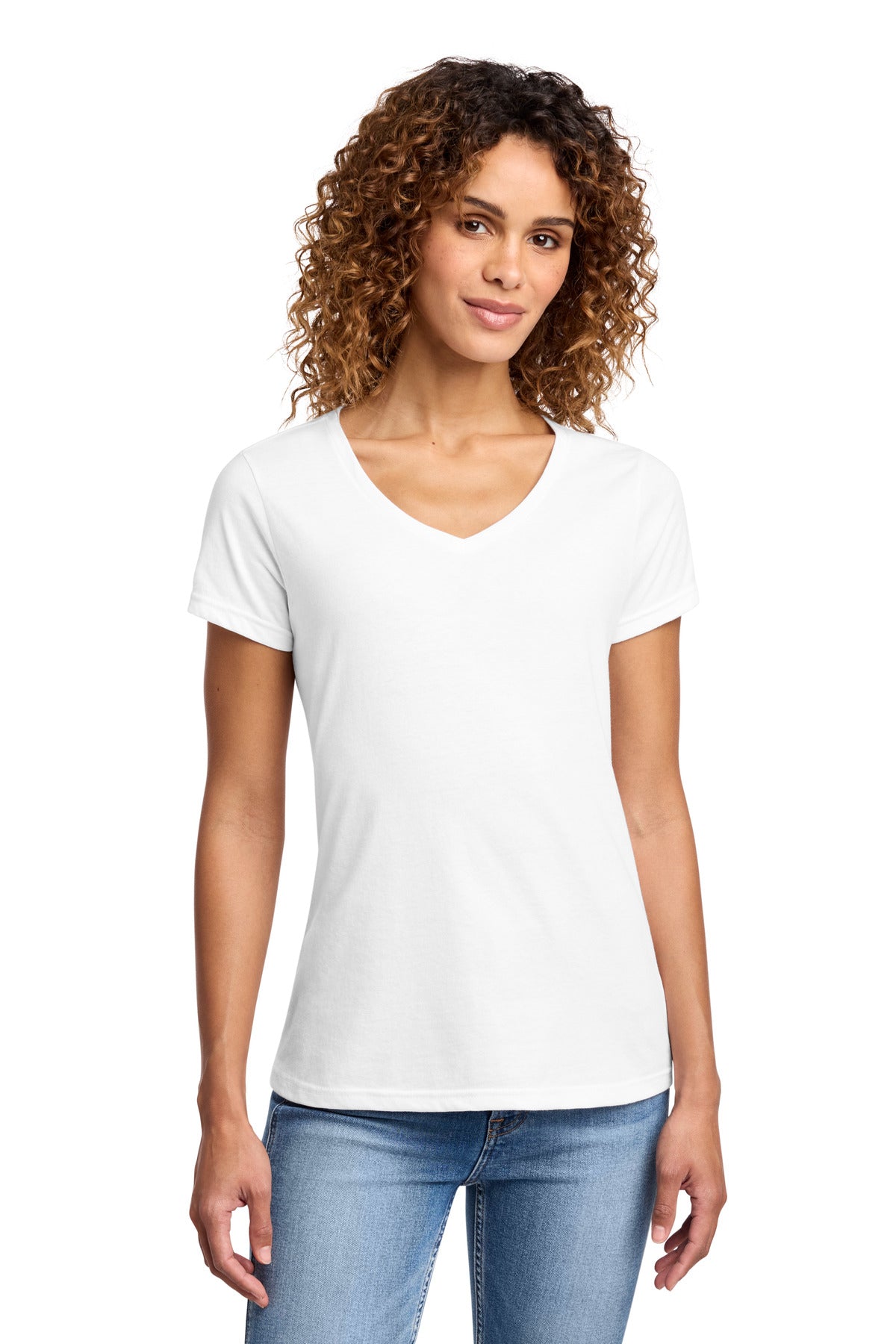 Port & Co ®  Women's Fan Favorite ™  Blend V-Neck Tee. LPC455V