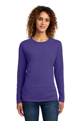 Port & Co ®  Women's Long Sleeve Core Cotton Tee. LPC54LS