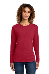 Port & Co ®  Women's Long Sleeve Core Cotton Tee. LPC54LS