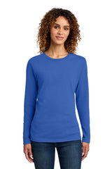 Port & Co ®  Women's Long Sleeve Core Cotton Tee. LPC54LS
