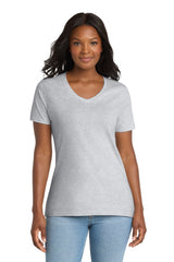 Port & Co ™  Women's Core Cotton V-Neck Tee. LPC54V