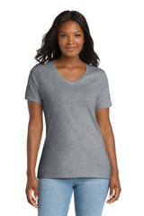 Port & Co ®  Women's Core Cotton V-Neck Tee. LPC54V