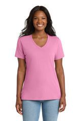 Port & Co ®  Women's Core Cotton V-Neck Tee. LPC54V