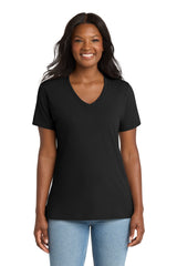 Port & Co ®  Women's Core Cotton V-Neck Tee. LPC54V