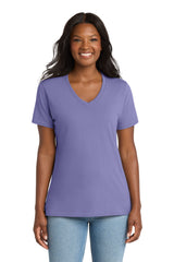 Port & Co ®  Women's Core Cotton V-Neck Tee. LPC54V