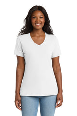 Port & Co ®  Women's Core Cotton V-Neck Tee. LPC54V