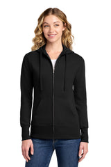 Port & Co ™  Women's Core Fleece Full-Zip Hooded Sweatshirt. LPC78ZH
