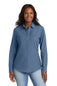 Port & Co ®  Women's Long Sleeve Value Denim Shirt.  LSP10