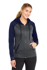 Sport-Tek ®  Women's Sport-Wick ®  Varsity Fleece Full-Zip Hooded Jacket. LST236