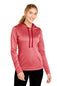 Sport-Tek  ®  Women's PosiCharge  ®  Sport-Wick  ®  Heather Fleece Hooded Pullover. LST264