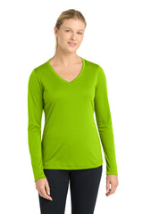 Sport-Tek ®  Women's Long Sleeve PosiCharge ®  Competitor™ V-Neck Tee. LST353LS