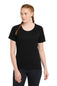 Sport-Tek  ®  Women's PosiCharge  ®  Tri-Blend Wicking Scoop Neck Raglan Tee. LST400