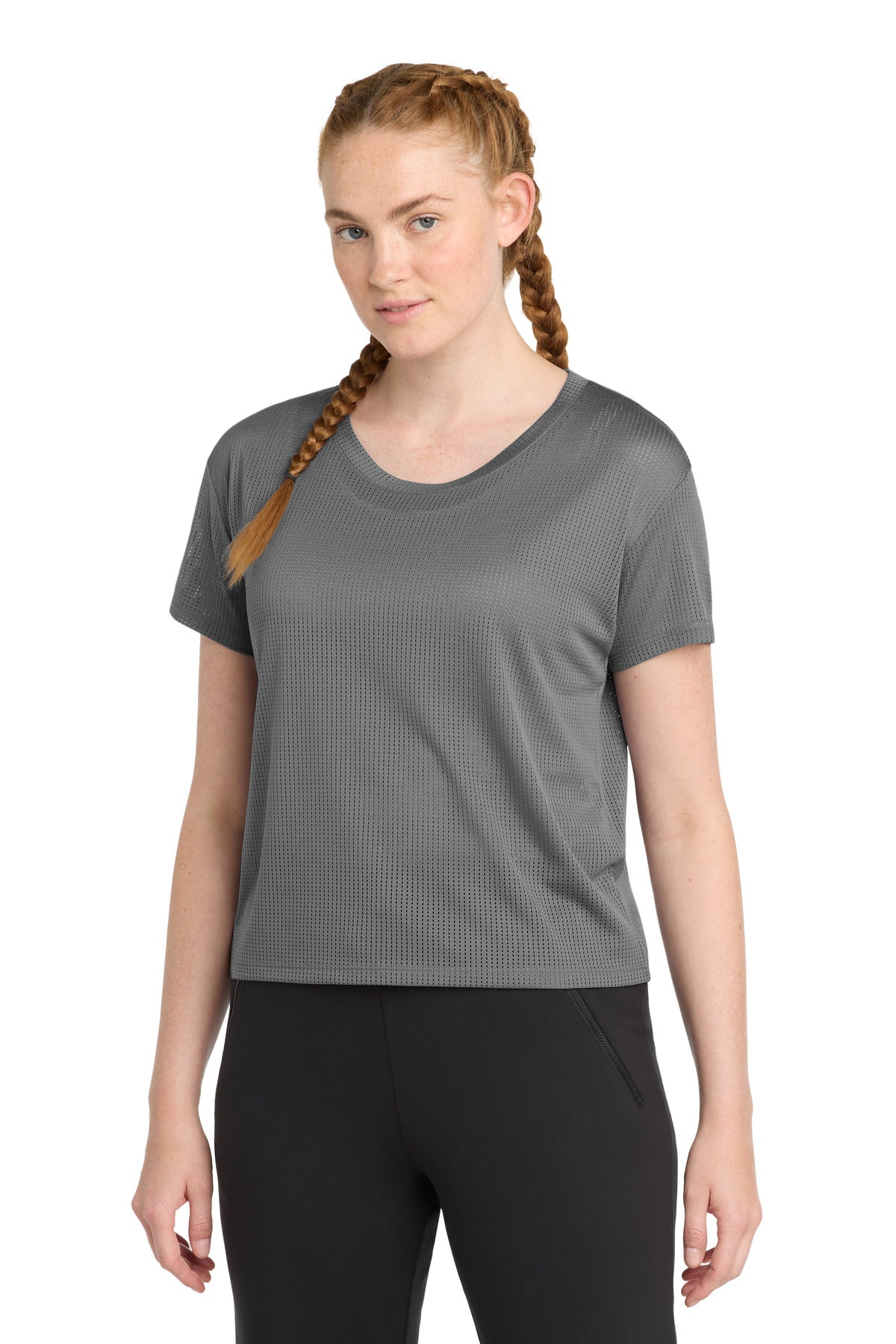 Sport-Tek  ®  Women's PosiCharge  ®  Draft Crop Tee. LST411