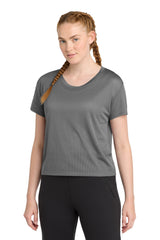 Sport-Tek  ®  Women's PosiCharge  ®  Draft Crop Tee. LST411
