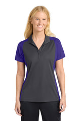 Sport-Tek ®  Women's Colorblock Micropique Sport-Wick ®  Polo. LST652