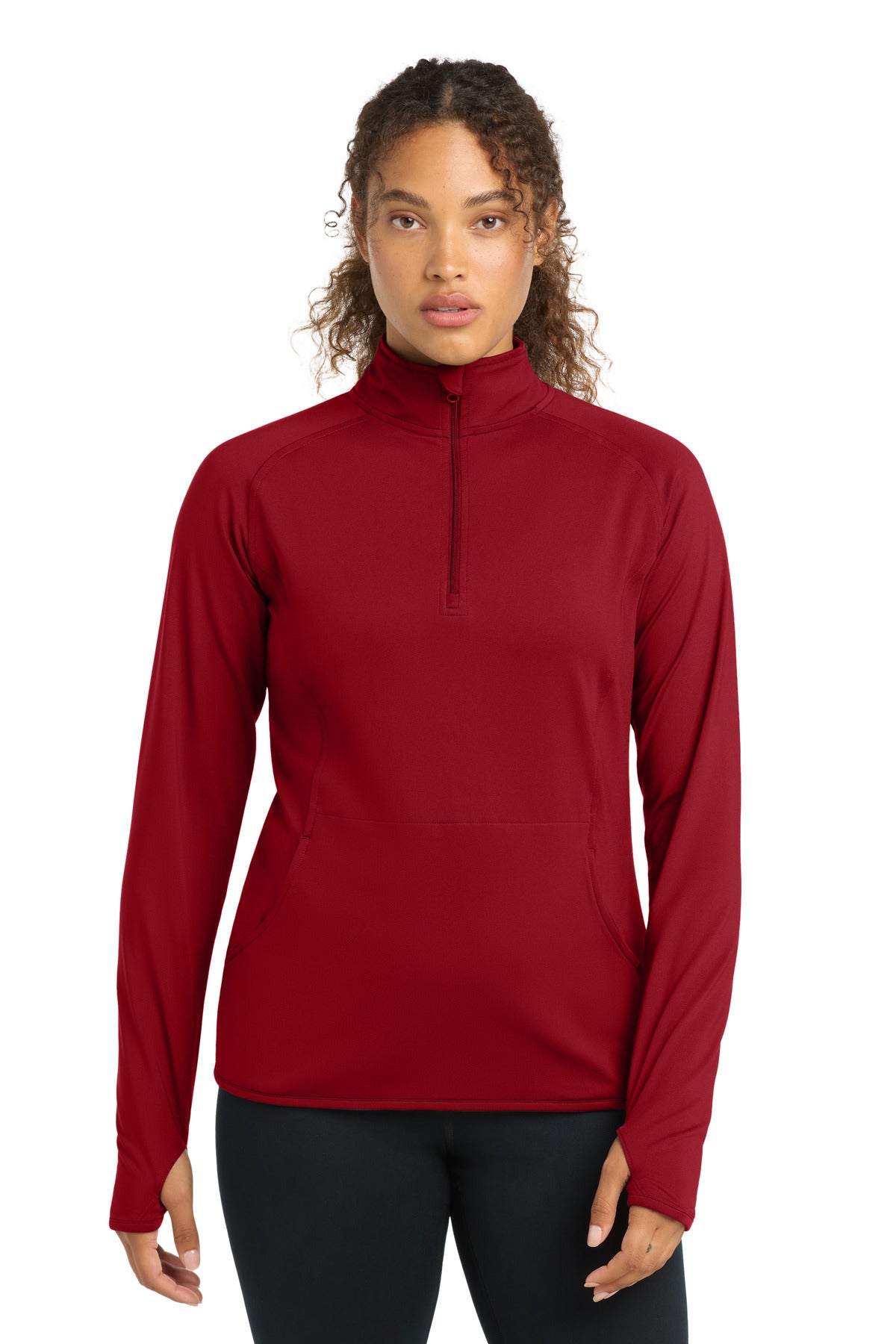 Sport-Tek ®  Women's Sport-Wick ®  Stretch 1/4-Zip Pullover. LST850
