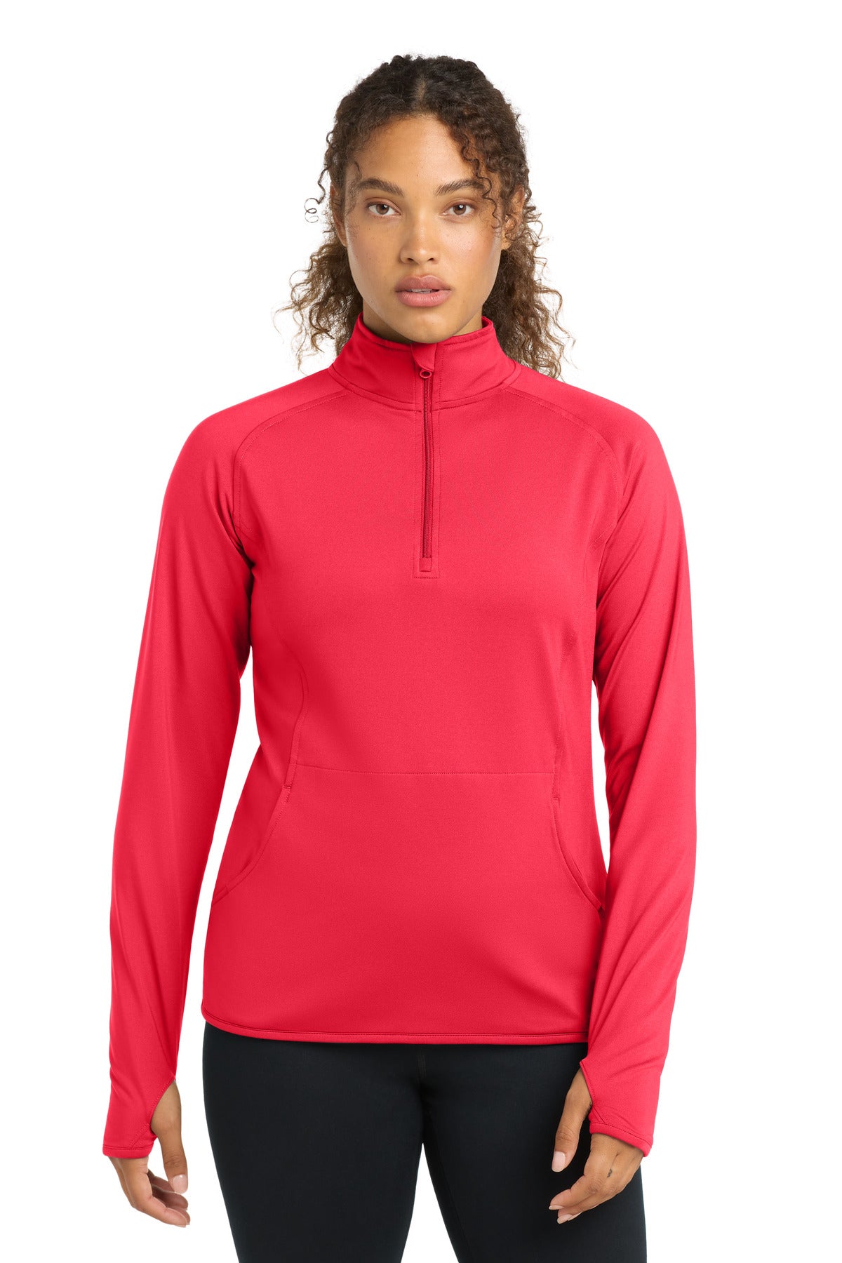 Sport-Tek ®  Women's Sport-Wick ®  Stretch 1/4-Zip Pullover. LST850