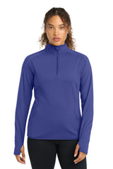 Sport-Tek ®  Women's Sport-Wick ®  Stretch 1/4-Zip Pullover. LST850