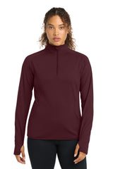 Sport-Tek ®  Women's Sport-Wick ®  Stretch 1/4-Zip Pullover. LST850