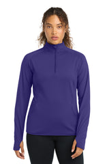 Sport-Tek ®  Women's Sport-Wick ®  Stretch 1/4-Zip Pullover. LST850