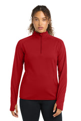Sport-Tek ®  Women's Sport-Wick ®  Stretch 1/4-Zip Pullover. LST850