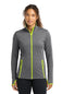 Sport-Tek ®  Women's Sport-Wick ®  Stretch Contrast Full-Zip Jacket.  LST853