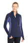 Sport-Tek ®  Women's Sport-Wick ®  Stretch Contrast 1/4-Zip Pullover. LST854