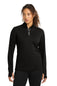Sport-Tek ®  Women's Sport-Wick ®  Textured 1/4-Zip Pullover.  LST860