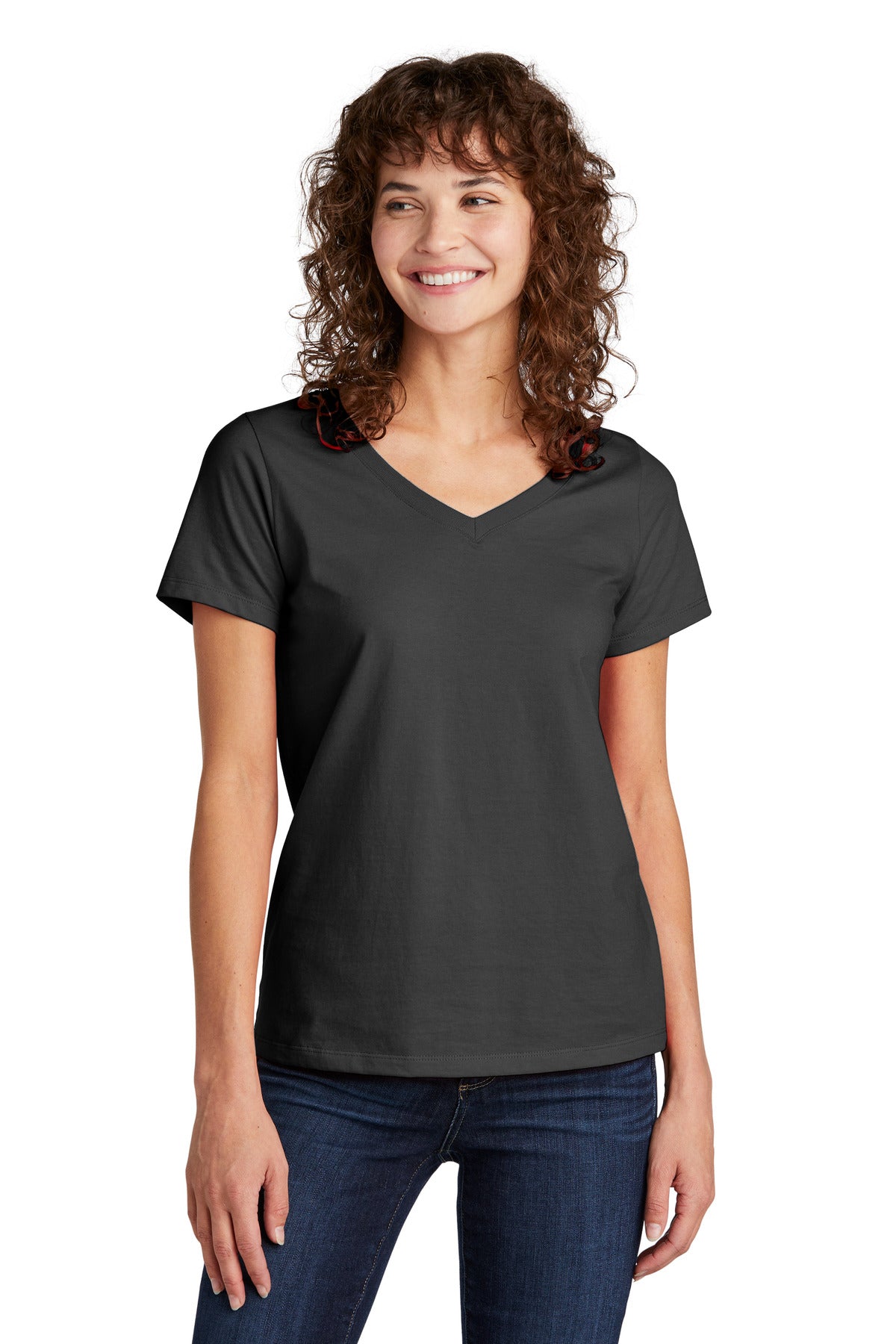 Volunteer Knitwear ™  Women's Daily V-Neck Tee LVL45V