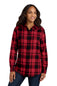 Port Authority ®  Women's Plaid Flannel Tunic . LW668