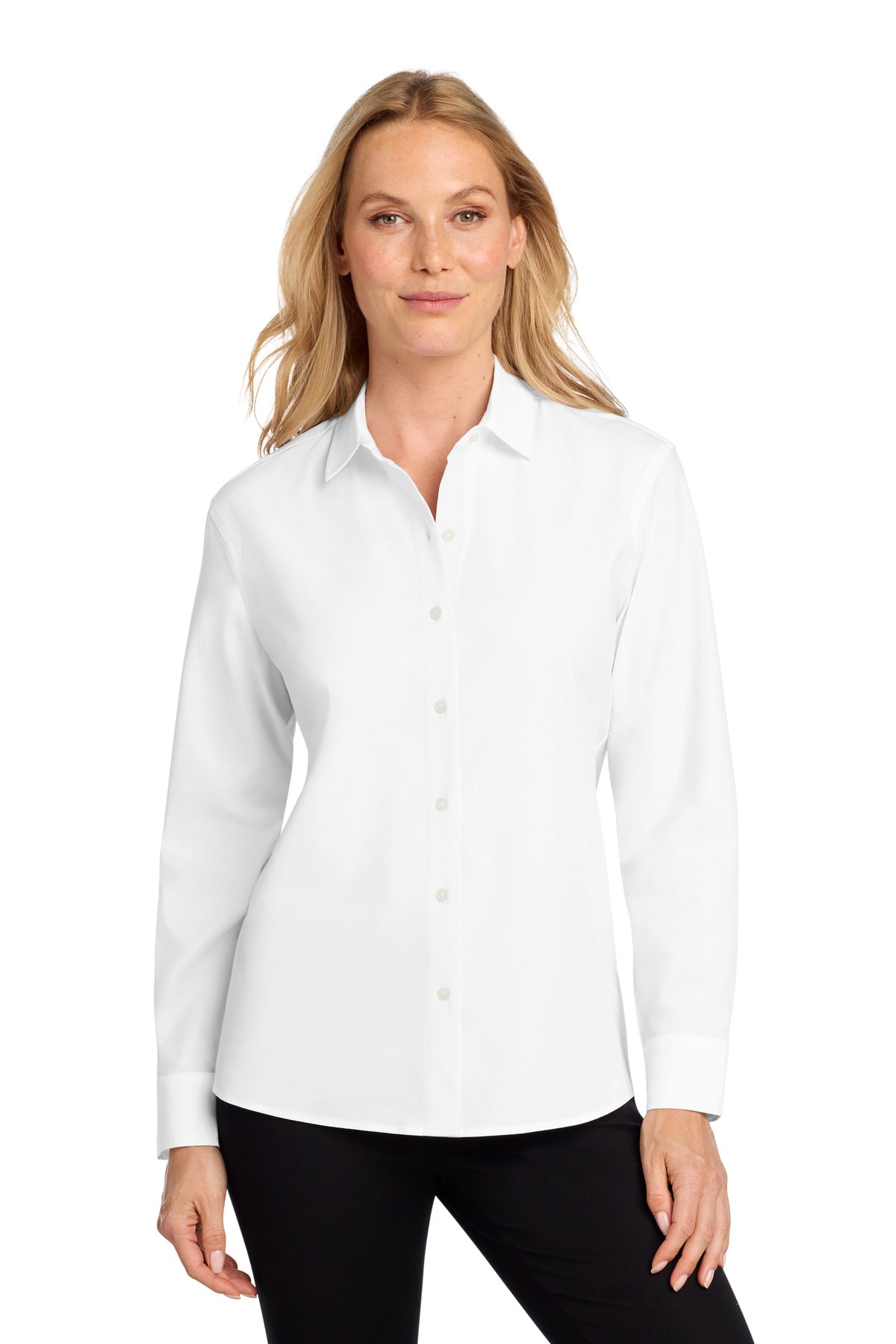Mercer+Mettle ®  Women's Long Sleeve Stretch Woven Shirt MM2001