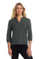 Mercer+Mettle ®  Women's Stretch Crepe 3/4-Sleeve Blouse MM2011