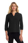 Mercer+Mettle ®  Women's Stretch Crepe 3/4-Sleeve Blouse MM2011