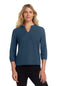 Mercer+Mettle ®  Women's Stretch Crepe 3/4-Sleeve Blouse MM2011