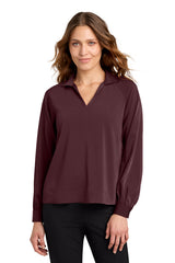 Mercer+Mettle ®  Women's Long Sleeve Buttery Soft Popover Blouse MM2019