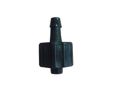 Male Luer Integral Lock Ring Black Nylon