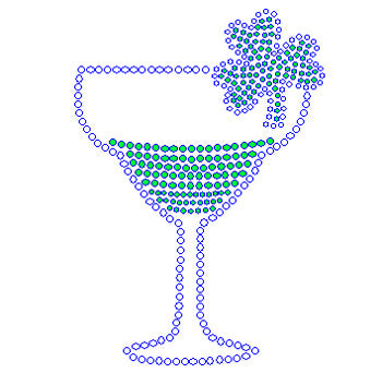 Margarita Large with Shamrock