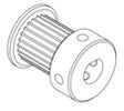 Motor Pulley HTD2M-24-15.6-8-D-K