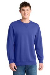 Port & Co ®  Beach Wash ®  Garment-Dyed Crewneck Sweatshirt PC098